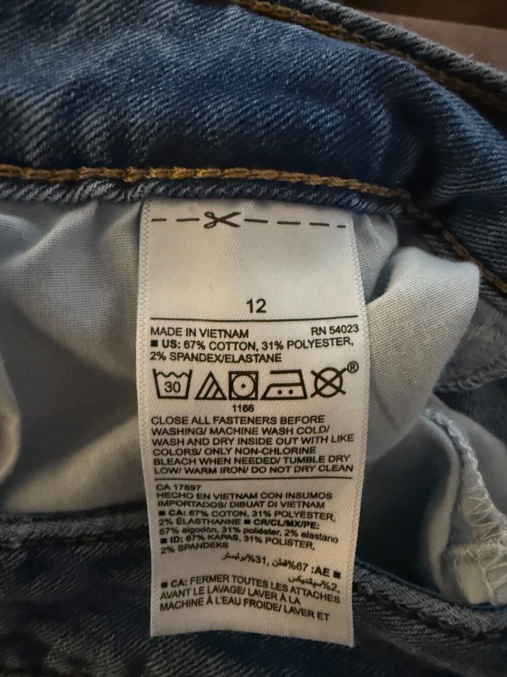 Old Navy SKU268 Women’s Size 12 Jeans Lot 3 Pair Bootcut Denim - Picture 11 of 11